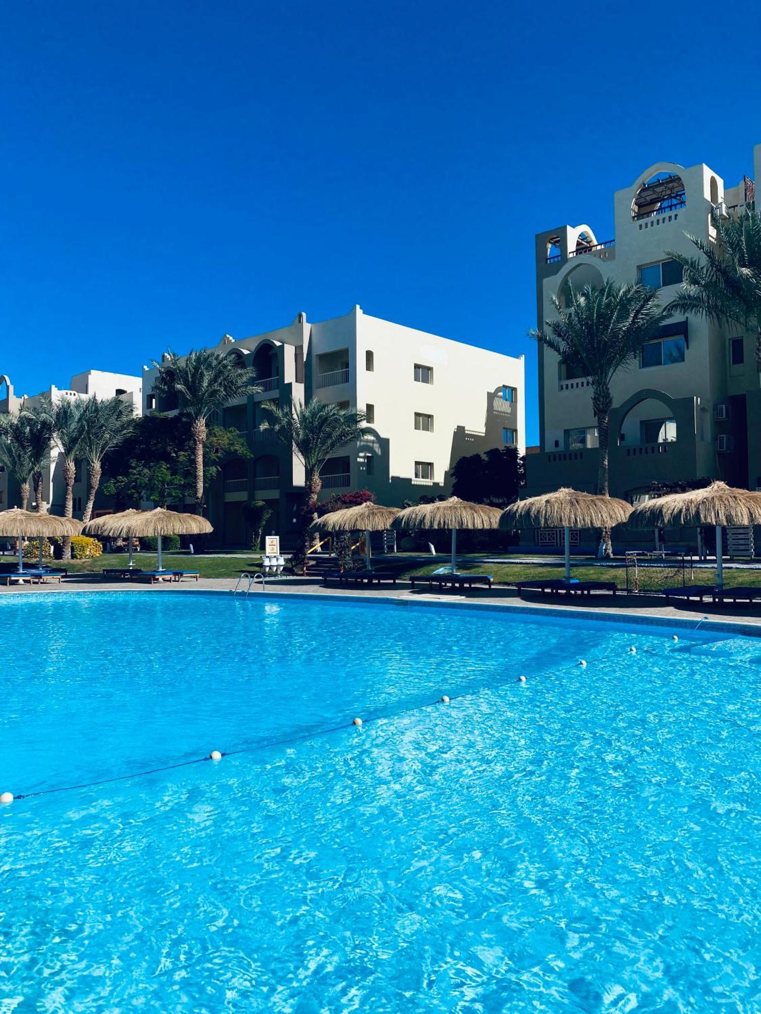 Apartment In El Karma Aqua Beach Resort Hurghada Near El Gouna Eksteriør billede